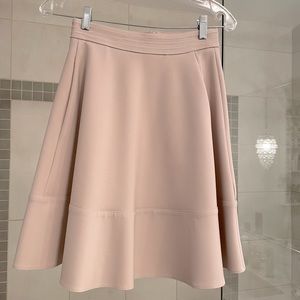 REISS pale blush A line skirt - LAST CALL